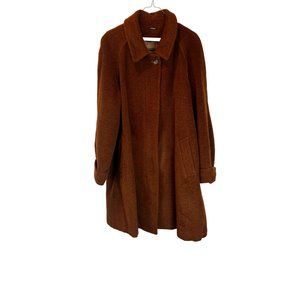 Authentic Vintage Burberrys of London Alpaca Wool Swing Coat Woman's Size 12